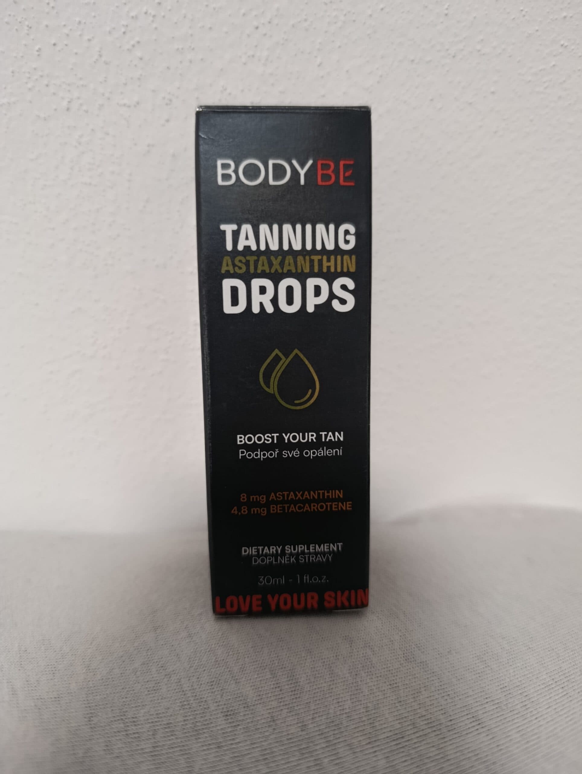 Šárka - ASTAXANTHIN TANNING DROPS – Doplněk stravy pro podporu opálení a pro podporu imunity – 30ml