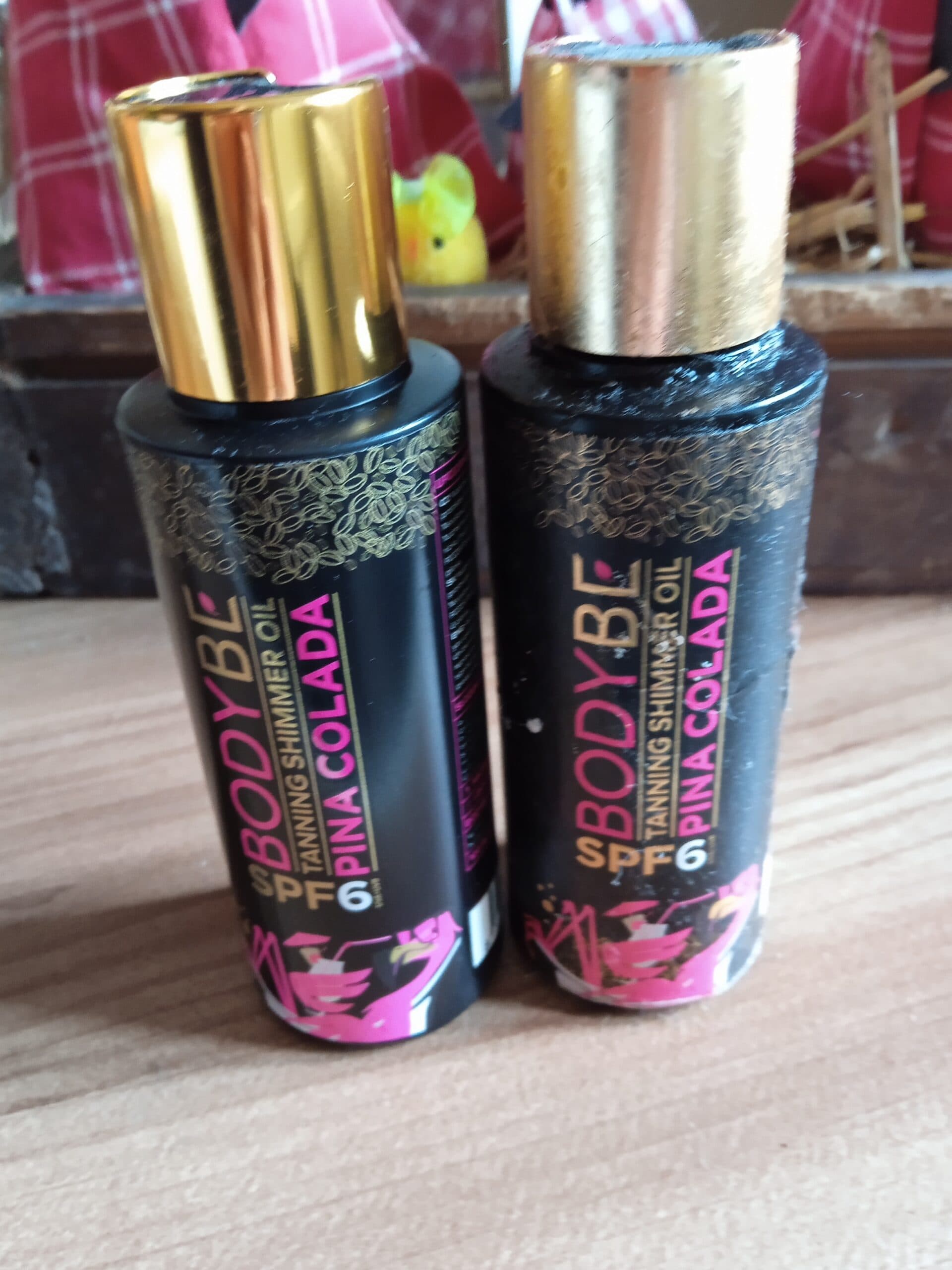 Bára - TANNING SHIMMER OIL SPF 6 – Opalovací s třpytivým efektem – Piña Colada – 100ml