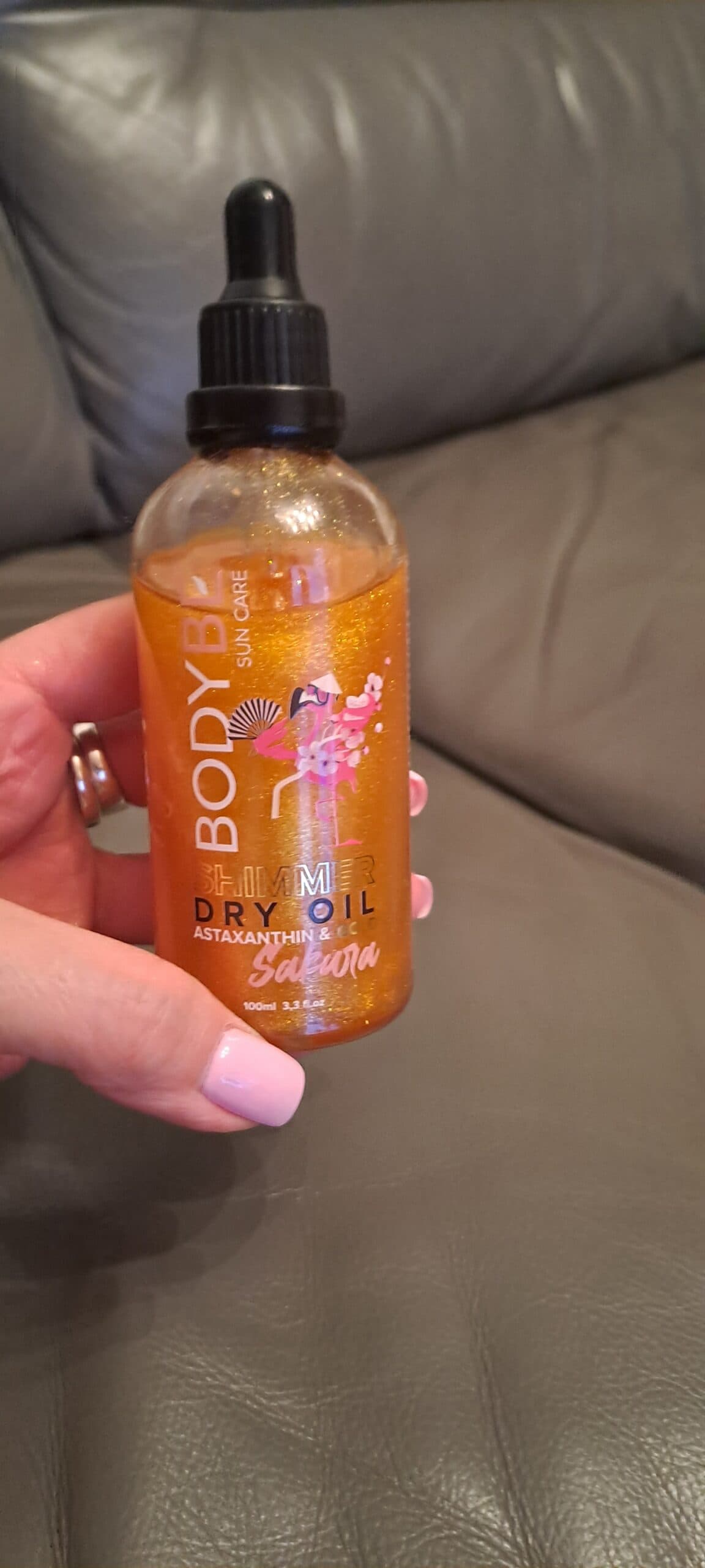 Yvona - ASTAXANTHIN DRY GOLDEN BODY OIL – Suchý zlatý tělový olej – Sakura – 100ml