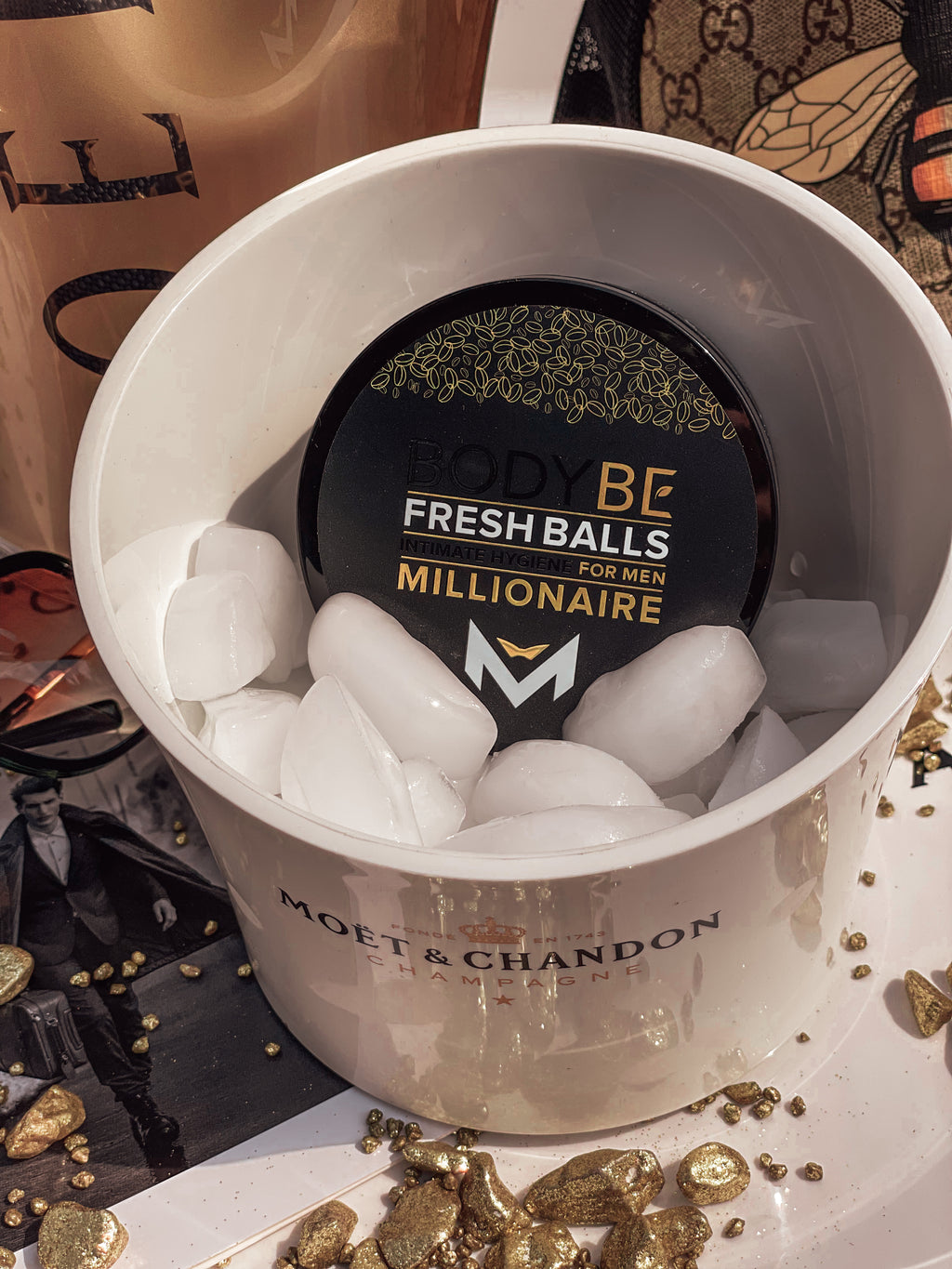 FRESH BALLS - Pánská osvěžující mast na intimní partie - Millionaire