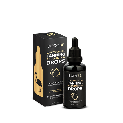 ASTAXANTHIN TANNING DROPS - doplněk stravy pro podporu přirozeného opálení a imunity