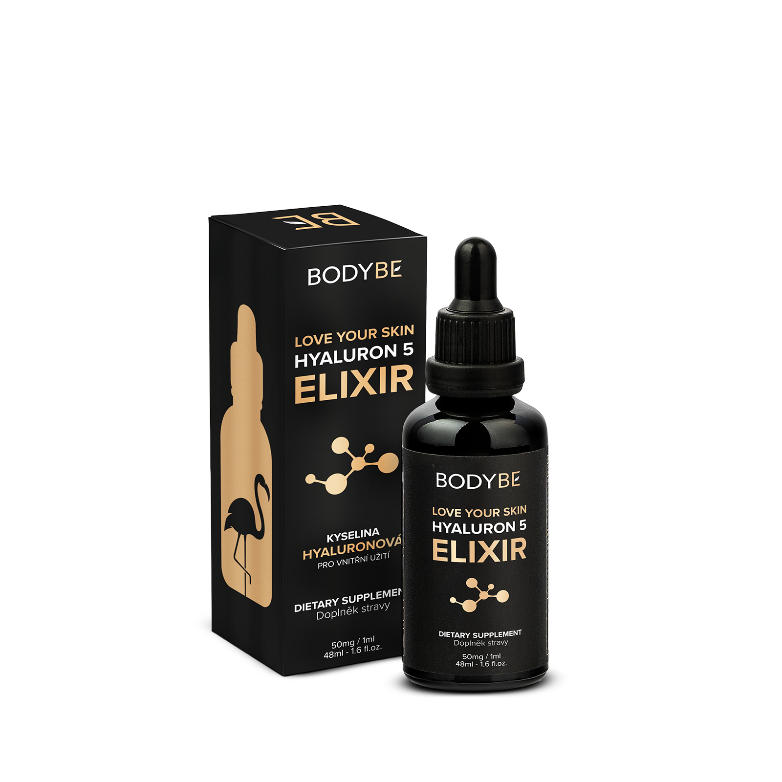 HYALURON 5 ELIXIR – 100 % čistá kyselina hyaluronová pro vnitřní užití